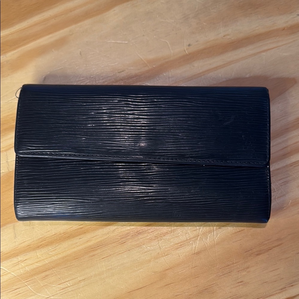 Louis Vuitton Black Epi Leather Wallet